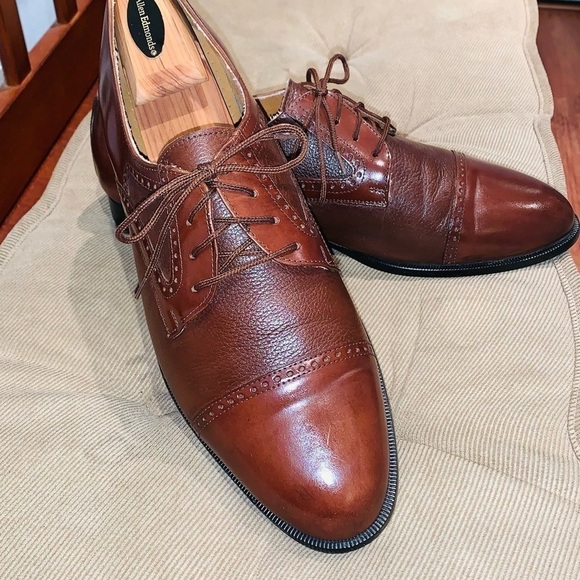Giorgio Brutini Cap Toe Leather Oxfords. - Picture 3 of 15